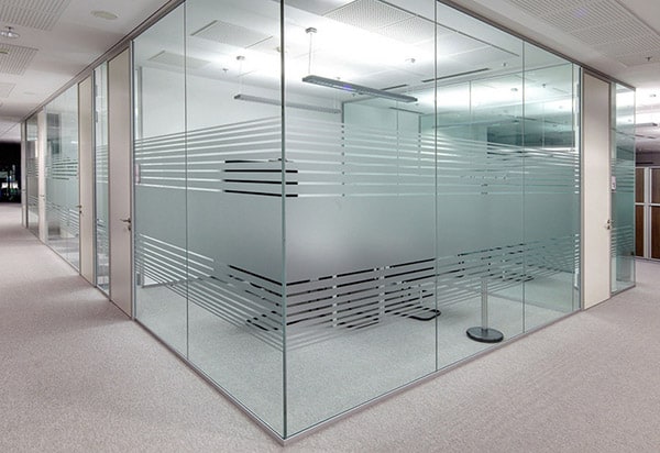 Sydney CBD office glass partition