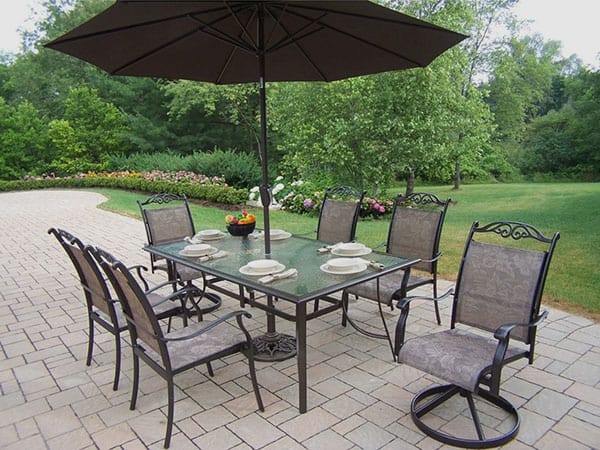 Patio Table Replacement Glass Free, How To Cut Umbrella Hole In Glass Table