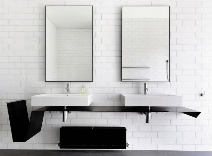creative mirrors for bathrooms