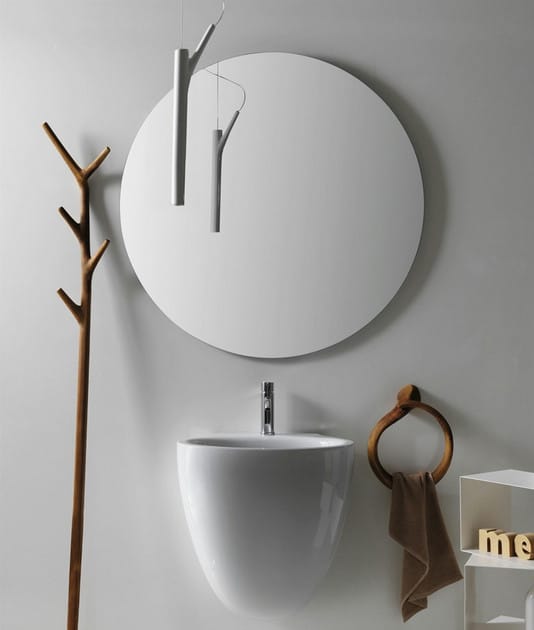 Using A Round Mirror In The Bathroom, Modern Round Mirrors For Bathroom