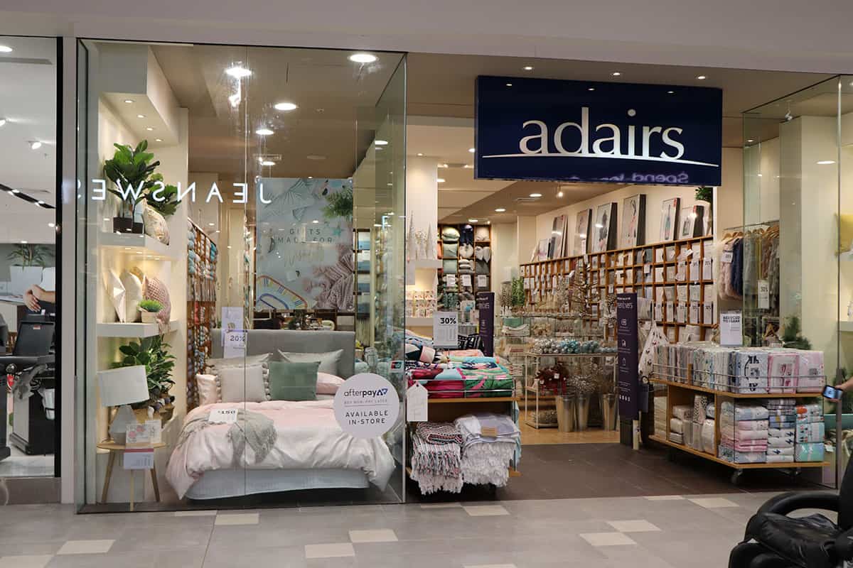 Adairs Shopfront Glass Install