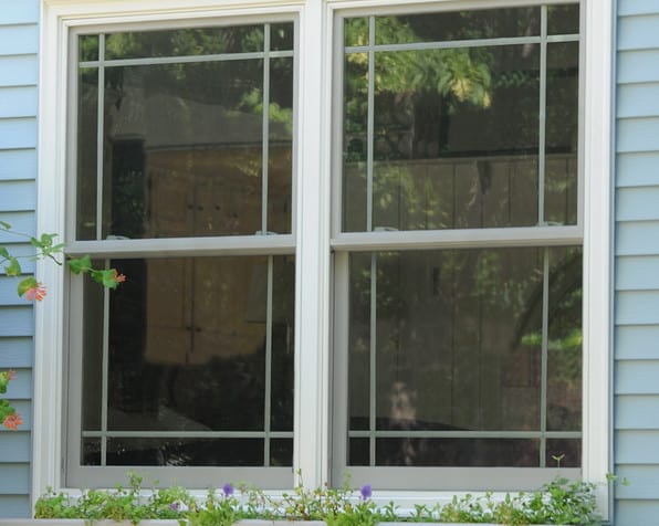 simple double hung windows design in sydney
