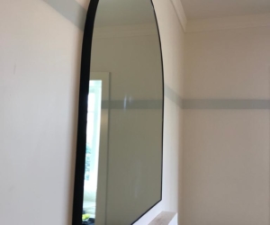 Steel Framed Arch Mirror