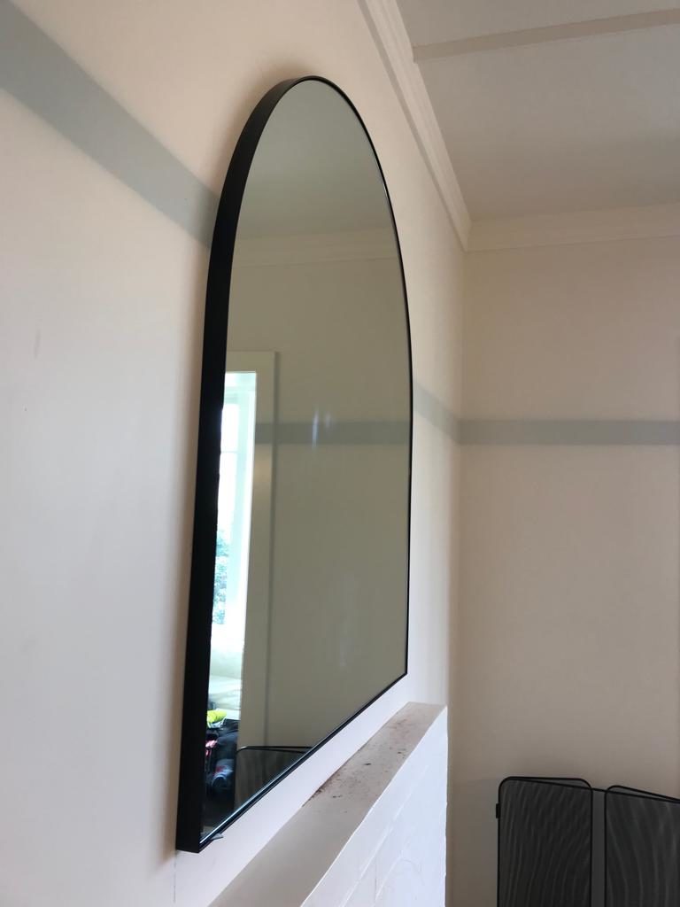 Steel Framed Arch Mirror