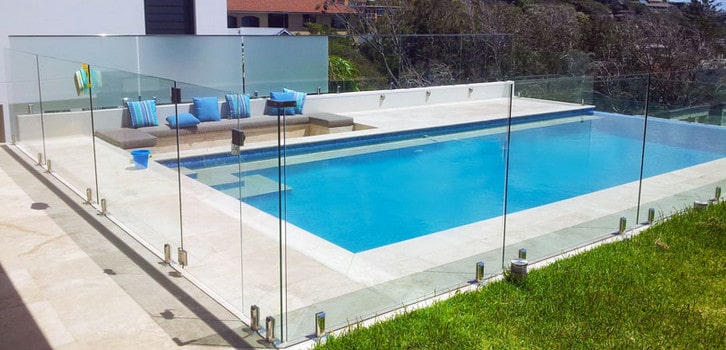 frameless glass pool fence design ideas