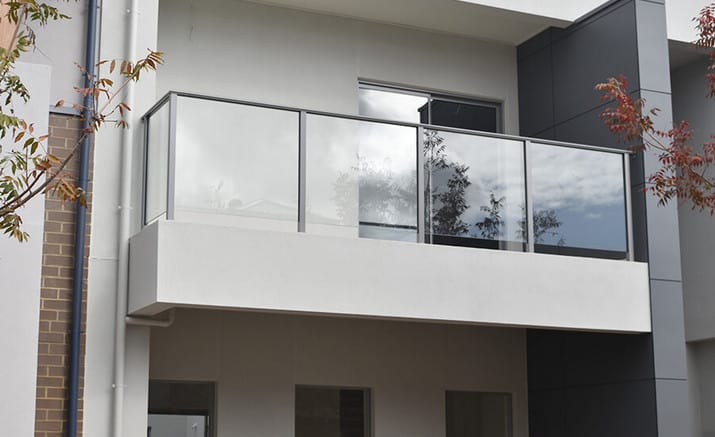 glass balustrade installed in sydney