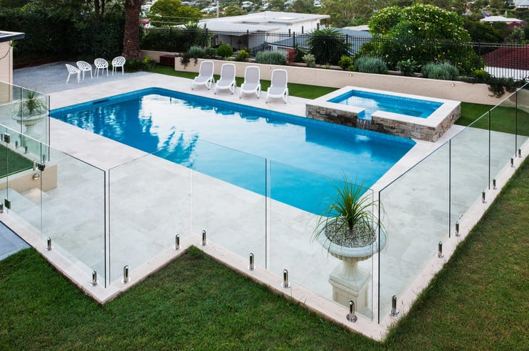 modern frameless glass pool fencing in sydney
