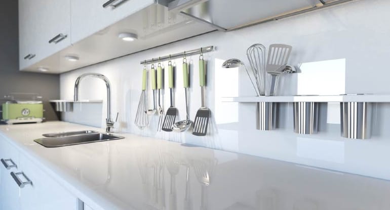 beautiful glass splashback ideas for the kitchen