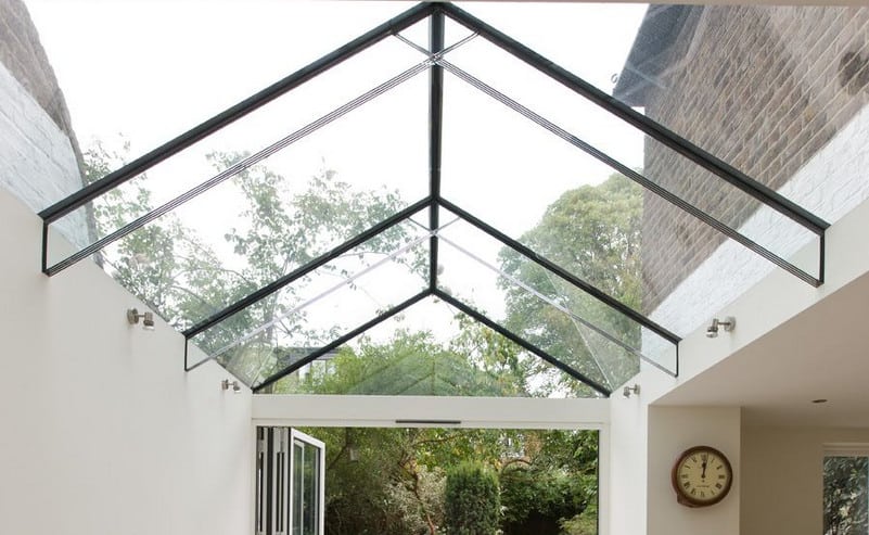 modern glass roof designs