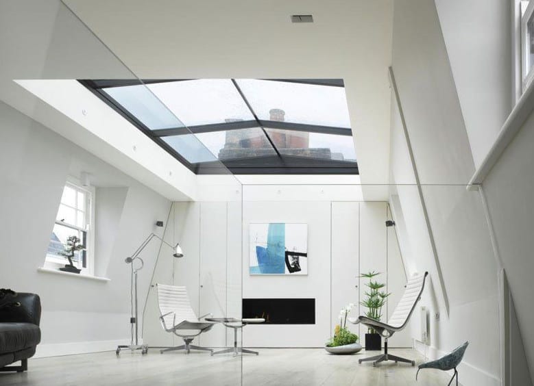modern retractable glass roof