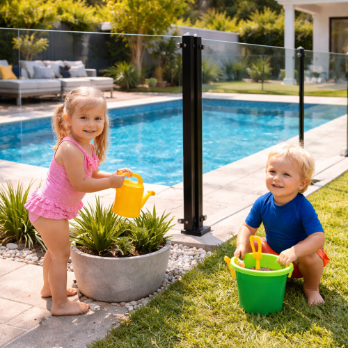 Child Safety Measures in Framed Glass Pool Fencing