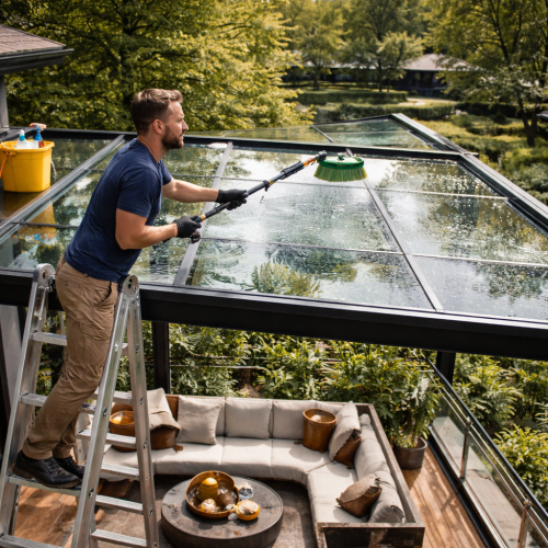 Maintenance of Glass Roofs