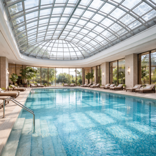 Glass Roofs for Swimming Pools