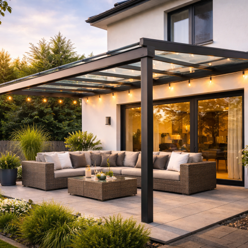 Can a Glass Pergola Roof Be Installed on an Existing Structure?
