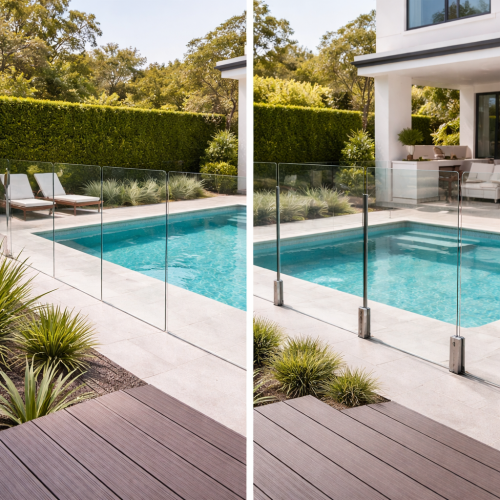 Comparing Frameless and Semi-Frameless Glass Pool Fencing