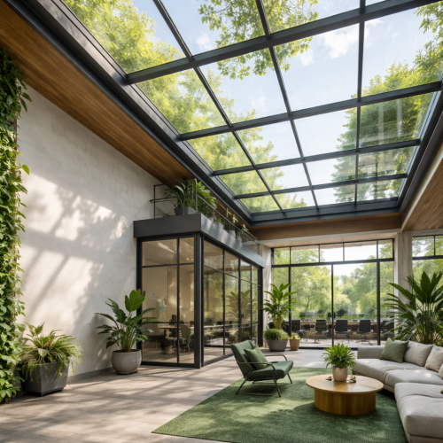 How a Glass Roof Can Contribute to Sustainable Building Design