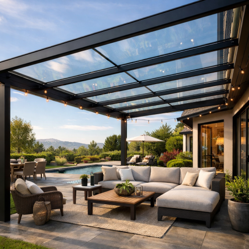 Top Benefits of Adding an Outdoor Glass Canopy to Your Home