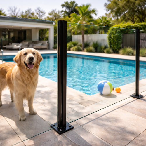 Pet Safety and Framed Glass Pool Fencing