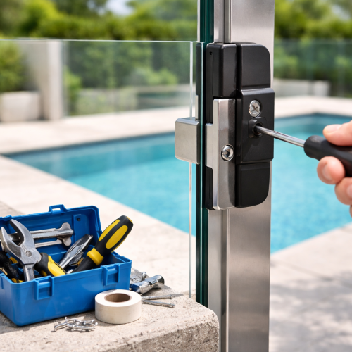 Pool Gate Latch Adjustment and Repair