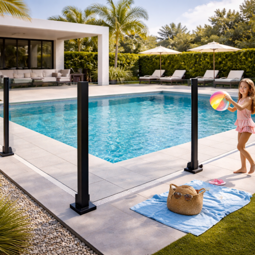 Design and Aesthetic Appeal of Semiframeless Glass Pool Fencing