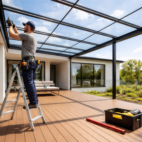 How to Install a Durable Glass Roof on Your Deck?