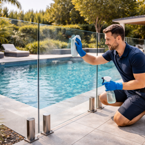 Professional Services for Frameless Glass Pool Fence Maintenance