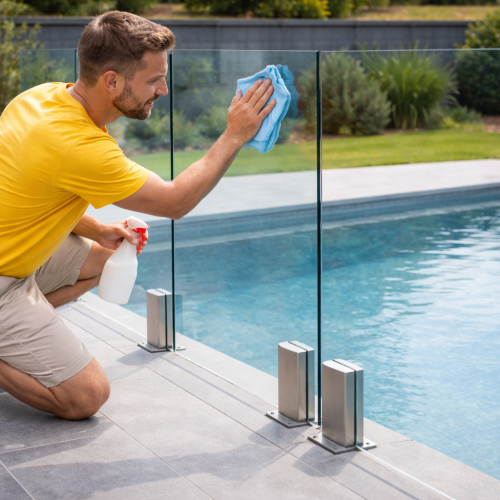 Cleaning and Maintenance Tips for Frameless Glass Pool Fences