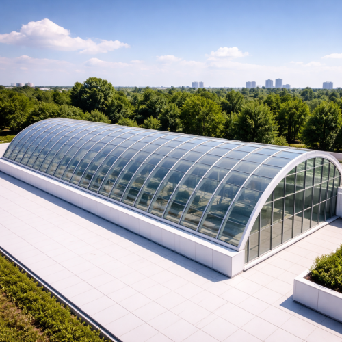 Curved Glass Roofs