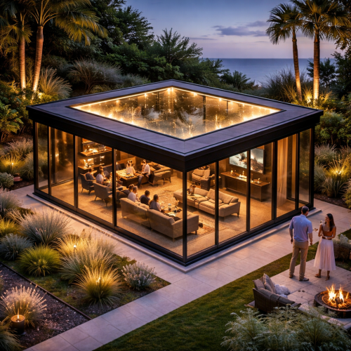 Flat Glass Roofs