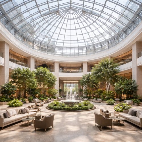 Glass Roofs for Atriums