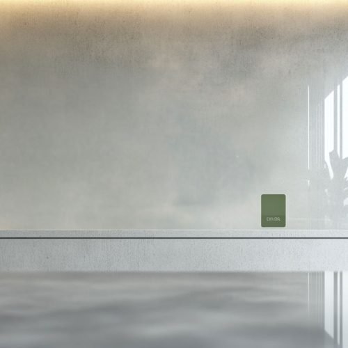 modern-glass-splashback-with-green-accent-and-indoor-plants