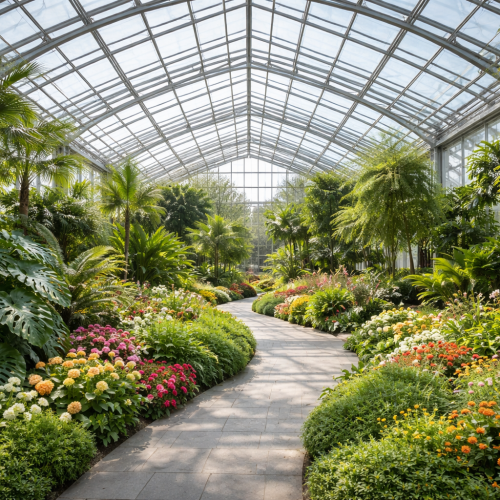 Glass Roofs for Greenhouses