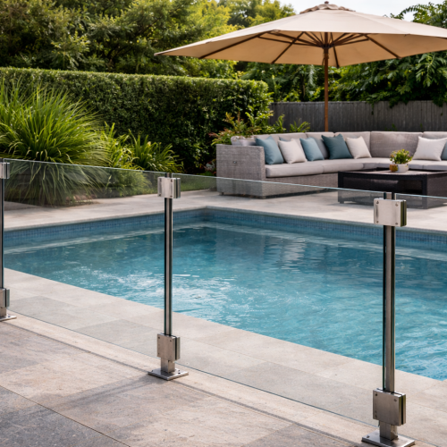 Material Costs for Semiframeless Glass Pool Fencing