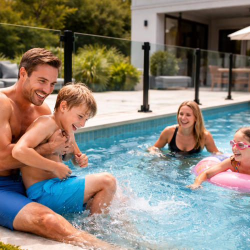 Customization Options for Semiframeless Glass Pool Fences