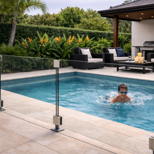 Maintenance Expenses for Semiframeless Glass Pool Fencing